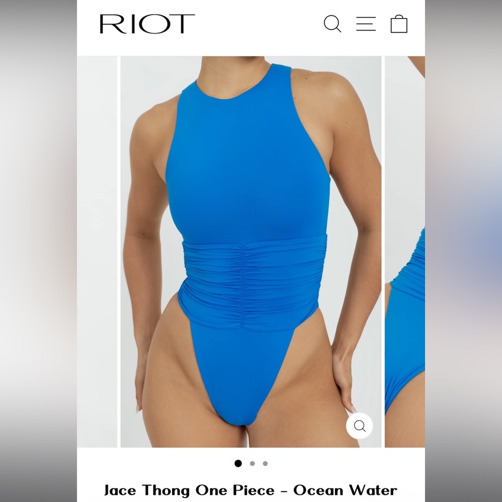 Riot Swim Pink Bikini with Flattering Ruching
